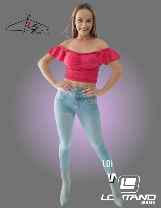 Jeans tres botones - Sin bolsas 1475